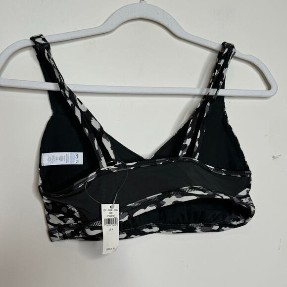 OFFLINE By Aerie Goals Plunge Sports Bra - Gray NWT Size Medium - Picture 5 of 8